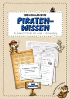Vorschau - Arbeitsblätter - Piraten Wissen Grundschule – Infotexte, Heft, Quiz & Auswertung - Deckblatt