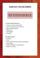 Vorschau - Mal- und Bastelvorlagen - Wüstensommer - Kunst für die Klassen 2-4 - Seite 3