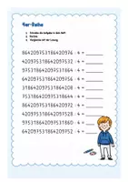 Vorschau - Arbeitsblätter - Schriftliche Divisonsaufgaben. Hochstellige Aufgaben - Seite 3