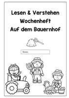 Vorschau - Arbeitsblätter - Wochenheft Lesen & Verstehen Bauernhof, Freiarbeitsmaterial mit Lösungen, Deutsch Klasse 2 - Seite 1