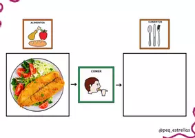 Vista previa - Refuerzo / NEE / Materiales de apoyo - ¿CON QUÉ COMO ESTOS ALIMENTOS? - página 2