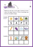 Vista previa - Juegos / Gamificación - Escape Room de Lengua (Primer Ciclo): Repaso Mágico - página 2
