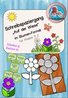 Vorschau - Arbeitsblätter - Schreibspaziergang_Auf der Wiese - Deckblatt