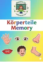 anteprima - Materiale interattivo - Körperteile Suchspiel - Trova le coppie: parti del corpo - Pagina di copertina