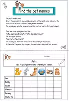 Vorschau - Spiele - Englisch – Haustiere | Speaking Activity | Pets | 2.-3. Klasse - Seite 1