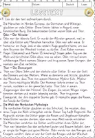 Vorschau - Arbeitsblätter - Nordische Mythologie – Odin und Thor, Lesen und Verstehen Arbeitsblätter mit Lesetext, Fragen - Seite 2