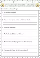 Vorschau - Arbeitsblätter - Das Leben der Wikinger, Lesen und Verstehen Arbeitsblätter mit Lesetext, Fragen - Seite 3