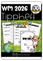 Vorschau - Spiele - Fußball WM 2026 – Heft für Tippspiel - Deckblatt