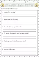 Vorschau - Arbeitsblätter - Carl Spitzweg, Lesen und Verstehen Arbeitsblätter mit Lesetext, Fragen - Seite 3