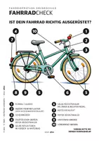 Vorschau - Stundenentwürfe - FAHRRADPRÜFUNG VERKEHRSCHECK - KOMPLETTPAKET GRUNDSCHULE - Seite 1