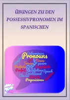 Vorschau - Arbeitsblätter - Possessivpronomen Spanisch - Übungen - posesivos - Deckblatt