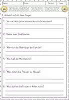 Vorschau - Arbeitsblätter - Alltag im alten Griechenland, Lesen und Verstehen Arbeitsblätter mit Lesetext, Fragen - Seite 3