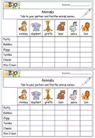 Vorschau - Arbeitsblätter - Englisch – Zootiere | Animals | Speaking Activity | Klasse 2-3 - Seite 3