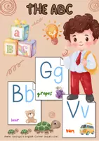 Προεπισκόπηση - Flashcards - ABC flashcards - Κάρτες αγγλικού αλφαβητου - Εξώφυλλο