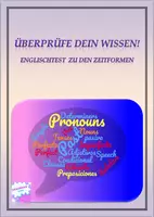 Vorschau - Arbeitsblätter - Grammar Test II - Grammatiktest zu den Zeitformen - Deckblatt