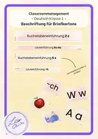 Vorschau - Anderer Materialtyp - Buchstabeneinführung - Etiketten für (Brief)kartons - Deckblatt