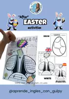 Vista previa - Manualidades / Dibujos para colorear - Easter holidays / Mis vacaciones de Semana Santa - Portada