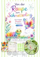 Vorschau - Spiele - Projekt "Von der Raupe zum Schmetterling" Frühling in der Kita - Deckblatt