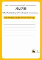 Vorschau - Arbeitsblätter - Adverbs- Exercise Worksheet - Seite 2