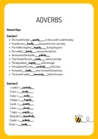 Vorschau - Arbeitsblätter - Adverbs- Exercise Worksheet - Seite 3
