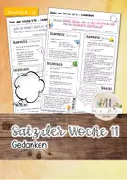 Vorschau - Unterrichtsreihen - Satz der Woche 11: Klasse 8-10 - Deckblatt