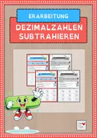 Vorschau - Arbeitsblätter - Dezimalzahlen: Subtraktion - Einstieg - Deckblatt