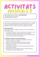 Vista previa - Hojas de trabajo - ACTIVITATS MUSICALS 2 Sopa d'instruments i esbrina l'instrument - página 1