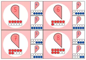 Vorschau - Fördermaterial/Inklusion - Verliebte Zahlen - Klammerkarten Differenziert. Förderschwerpunkt Geistige Entwicklung - Seite 3