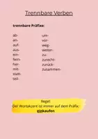 Vorschau - Merkblätter - Merkblatt zu trennbaren Verben - Seite 2