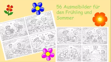 Vorschau - Arbeitsblätter - Wachsendes Materialpaket mit Ausmalbildern - Seite 1