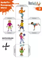 Vorschau - Spiele - SpoSpiTo BewegungsWürfel 3 zum Selberbasteln - Seite 1
