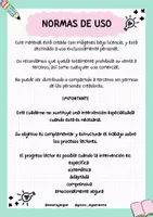 Vista previa - Hojas de trabajo - CUADERNO LECTOESCRITURA DISLEXIA - página 1