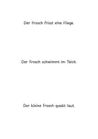 Vorschau - Bildkarten - Purzelsätze Grundschule – Satzbau üben (Frosch & Teich) - Seite 3