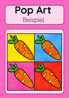 Vorschau - Arbeitsblätter - Kunst Sommer Pop Art Klasse 1 - 3 Frühling Ausmalbilder - Seite 1