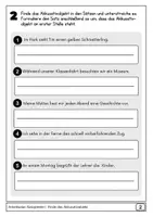 Vorschau - Arbeitsblätter - SATZGLIEDER Akkusativobjekt, Dativobjekt, Genitivobjekt - Arbeitsblätter - Seite 2
