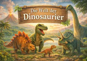 Vorschau - Bildkarten - Kamishibai Dinosaurier Geschichte | 6 Bildkarten Kita | Dino Lernplakat Kinder | Vorschule Storytelling Set | Dinosaurier Projekt Kindergarten - Seite 1