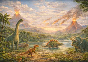 Vorschau - Bildkarten - Kamishibai Dinosaurier Geschichte | 6 Bildkarten Kita | Dino Lernplakat Kinder | Vorschule Storytelling Set | Dinosaurier Projekt Kindergarten - Seite 3