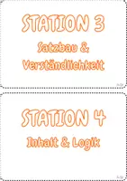 Vorschau - Stationenlernen - Texte überarbeiten | Stationenlernen | 6 Stationen inkl. Zusatzstation | Rechtschreibung, Kommas, Satzbau & Inhalt | Deutsch | Klasse 7 und 8 - Seite 2