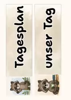 Vorschau - Mal- und Bastelvorlagen - Materialpaket Waschbärklasse - Klassenmanagement Set (Regeln, Dienste, Tagestransparenz & mehr) - Seite 3