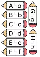Vorschau - Stationenlernen - Buchstabenpuzzle A-Z, Freiarbeitsmaterial Klasse 1, Alphabet lernen, Groß- und Kleinbuchstaben zuordnen - Seite 1