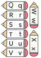 Vorschau - Stationenlernen - Buchstabenpuzzle A-Z, Freiarbeitsmaterial Klasse 1, Alphabet lernen, Groß- und Kleinbuchstaben zuordnen - Seite 3