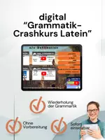 Vorschau - Videos - Latein digital: Crashkurs -Grammatik Formenlehre - Deckblatt