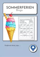 Vorschau - Arbeitsblätter - Sommerferien Bingo - Kennenlernspiel & Ferienrückblick - Deckblatt