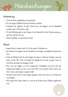 Vorschau - Arbeitsblätter - Rechenlauf / Mathe-Rallye Dinosaurier Klasse 1 - Seite 1