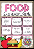 Vorschau - Stationenlernen - Food - Conversation Cards - Deckblatt