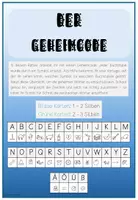 Vorschau - Aufgabenkarten - Deutsch: Geheimschrift - Buchstabencode (Schreiben und Lesen) - Seite 2