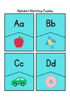 Προεπισκόπηση - Flashcards - Το αγγλικό αλφάβητο σε παζλ - Εξώφυλλο