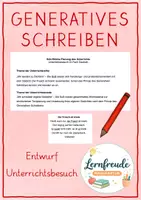 Vorschau - Stundenentwürfe - Materialpaket: Generatives Schreiben zum Gedicht "Der Frosch ist krank" - Seite 1