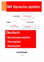 Vorschau - Stundenentwürfe - Mit Sprache spielen - Seite 1