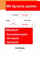 Vorschau - Stundenentwürfe - Mit Sprache spielen - Deckblatt